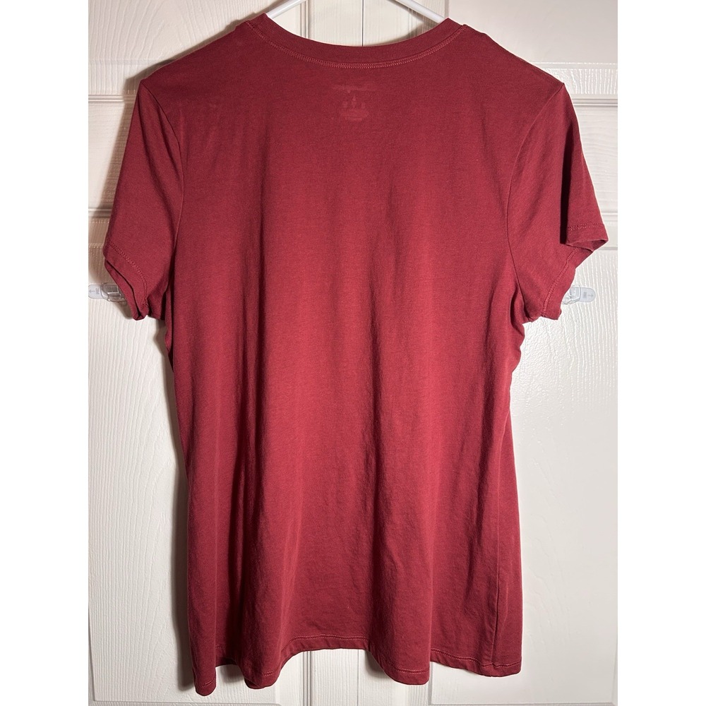 Champion Womens Florida State FSU Seminoles Garnet T-Shirt Large - Picture 2 of 7